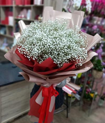 Букет цветов из: Гипсофила в Никиткино